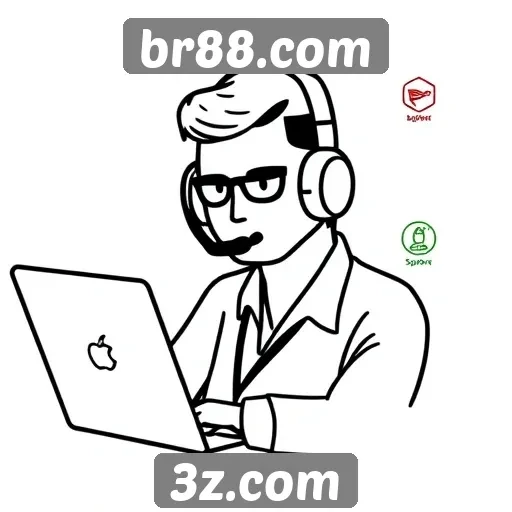 Funcionalidade do suporte ao cliente da br88.com